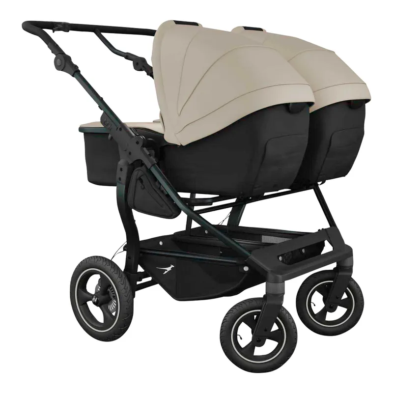 Kinderwagen Zwillingswagen Duo von TFK in Braun – Produktfoto 2 von 3