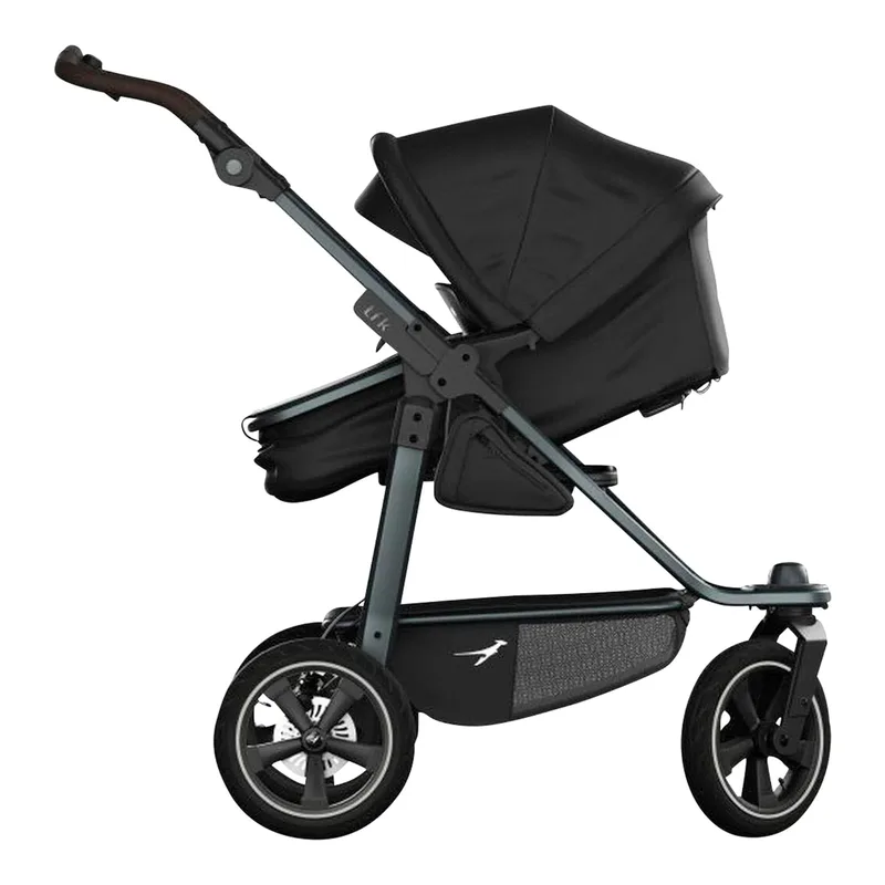 Kombikinderwagen Mono 3 van TFK in Zwart – productfoto