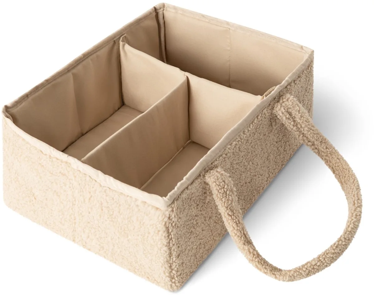 Commode opbergmand Lumi - Teddy Soft Beige by That's Mine in Beige, Brown – product photo