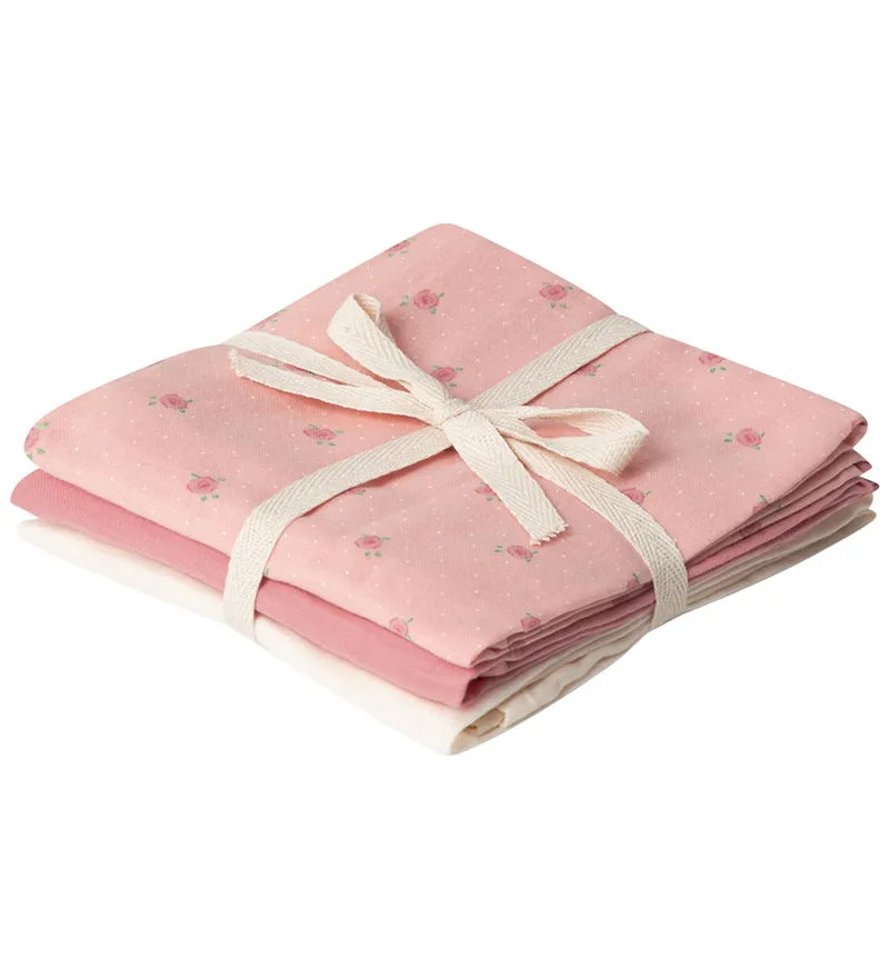Hydrofiele Doek - 3-pack - Bora - Tiny Roses van That's Mine – productfoto