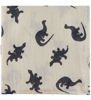 Wikkeldoek - 120x120 cm - Jana - Mono Dino by That's Mine – product photo 1 of 2