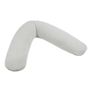 Dodo voedingskussen mousseline 180 cm van Theraline in Grijs, 180 × 34 × 16 mm – productfoto 1 van 3