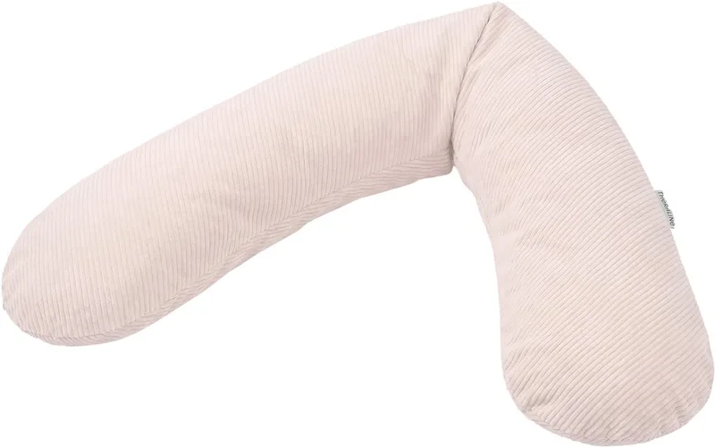 Original Voedingskussen Corduroy - Zacht van Theraline in Roze – productfoto