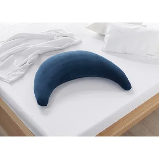 Plüschmond Stillkissen 140 cm van Theraline in Blauw, 140 × 27 mm – productfoto 1 van 3