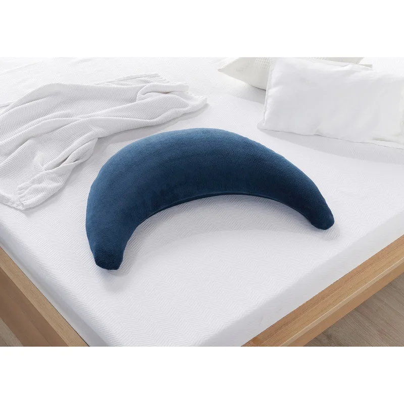 Plüschmond Stillkissen 140 cm van Theraline in Blauw, 140 × 27 mm – productfoto 1 van 3
