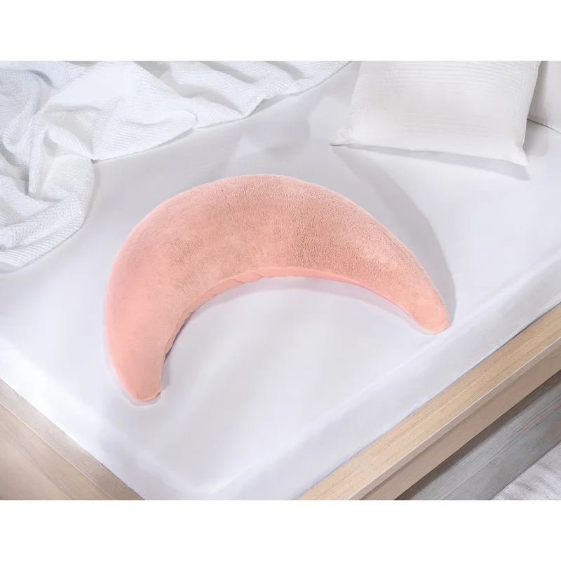 Plüschmond Stillkissen 140 cm van Theraline in Roze, 140 × 27 × 15 mm – productfoto 1 van 3