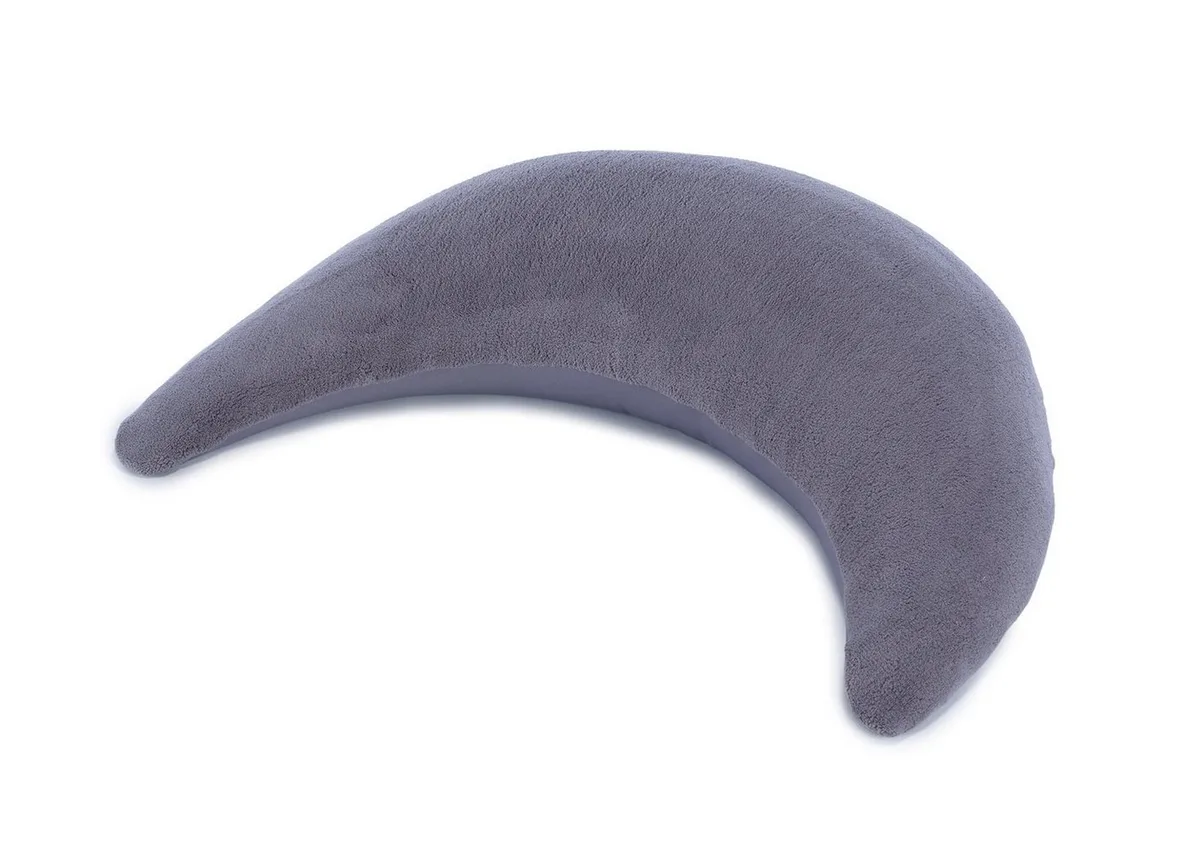 Stillkissen Plüschmond Stillkissen steingrau van Theraline – productfoto