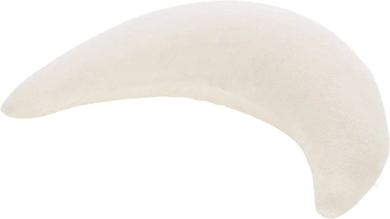 voedingskussen Maan van Pluche - Cream van Theraline in Beige, Bruin, Grijs – productfoto 1 van 3