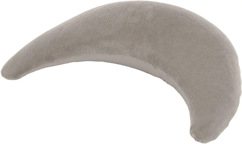 voedingskussen Maan van Pluche van Theraline in Taupe – productfoto
