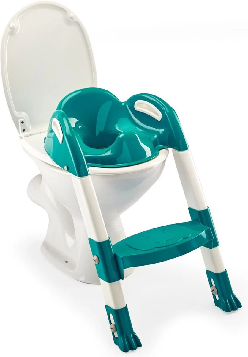 Toilettrainer Met Trapje KiddyLoo de Thermobaby en Teal – photo produit