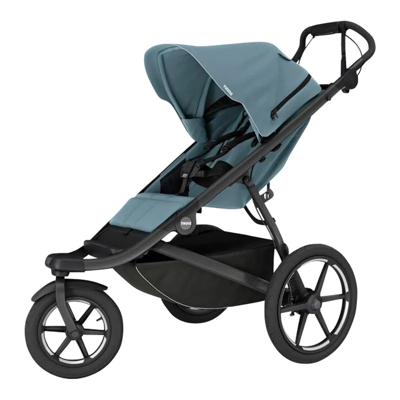 Kombikinderwagen Urban Glide 3 Magnetic Buckle Travel-Set inkl. Babyschale Maple und Isofix-Basis Alfi by Thule in Blue – product photo