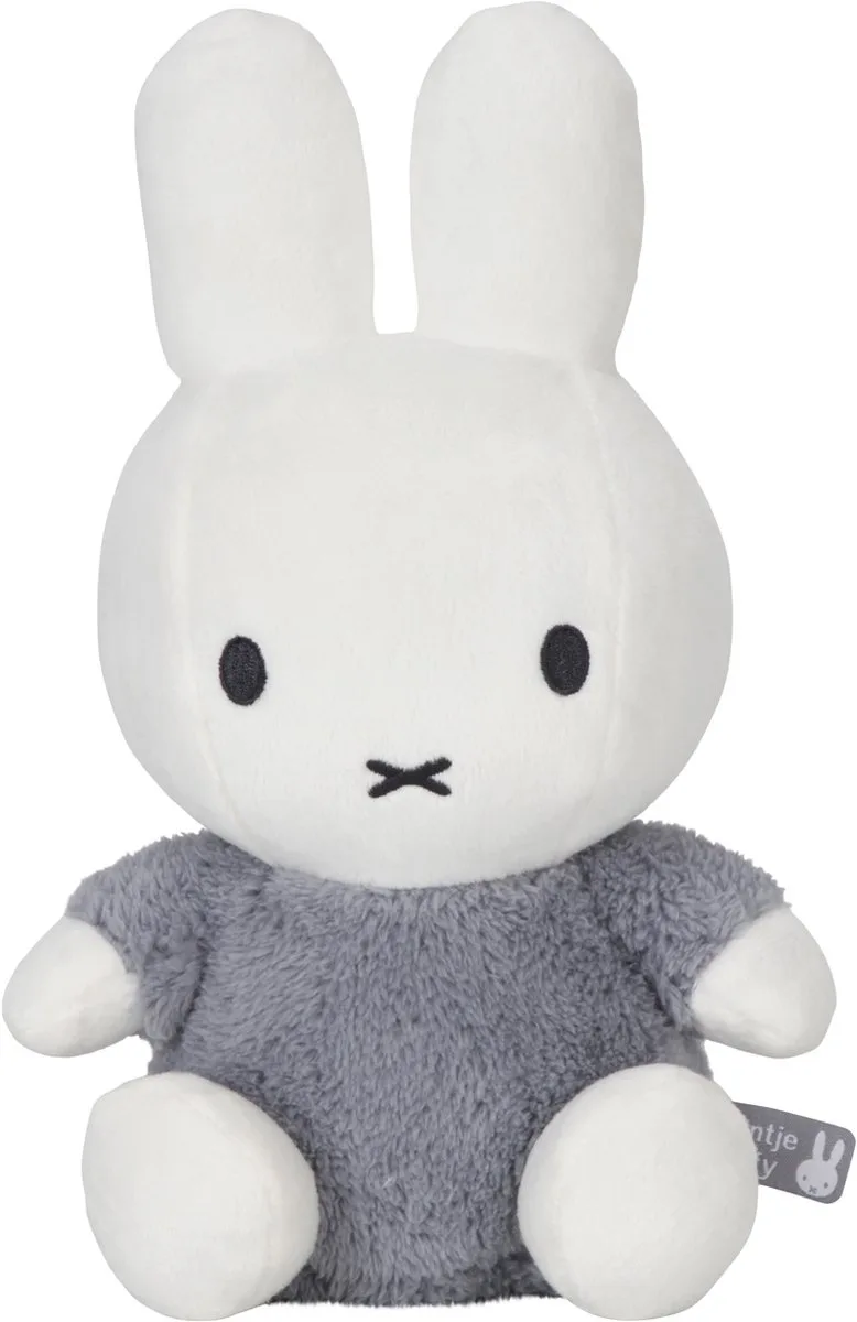 Nijntje Knuffel 25cm Fluffy blue de Tiamo en Bleu – photo produit