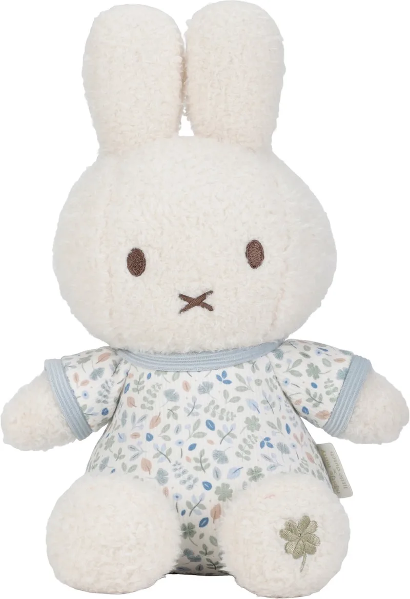 Nijntje x Little Dutch - Knuffel - 30 cm - Lucky Leaves van Tiamo in Blauw – productfoto