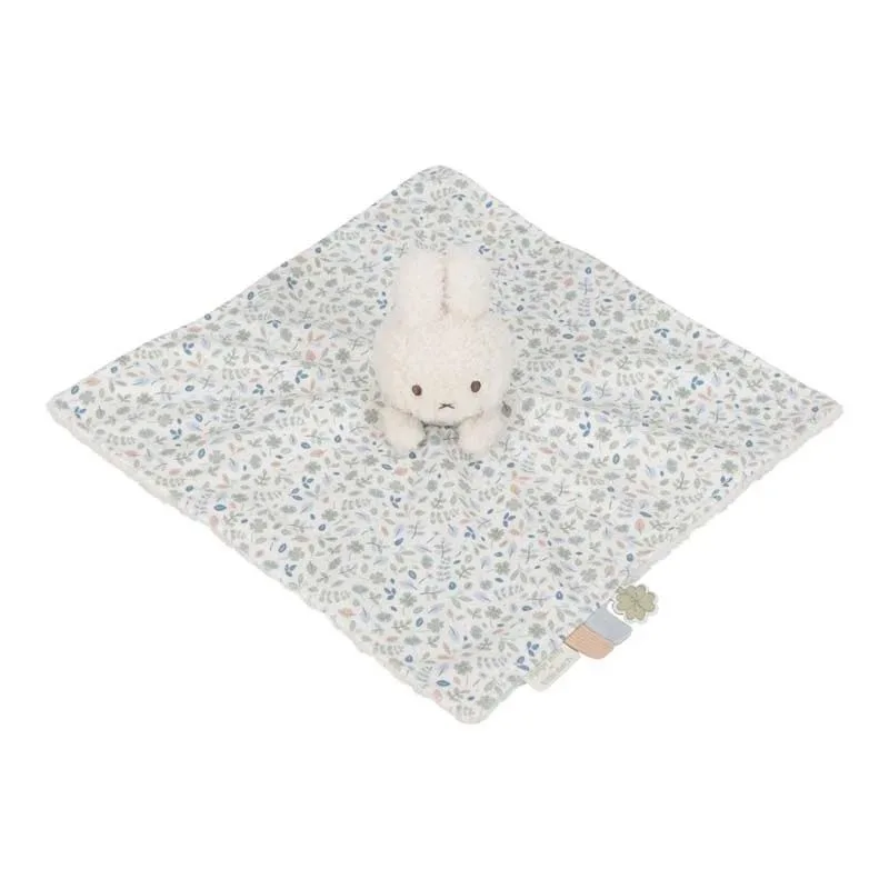 Nijntje x Little Dutch - Knuffeldoekje - Lucky Leaves by Tiamo in Blue – product photo 2 of 4