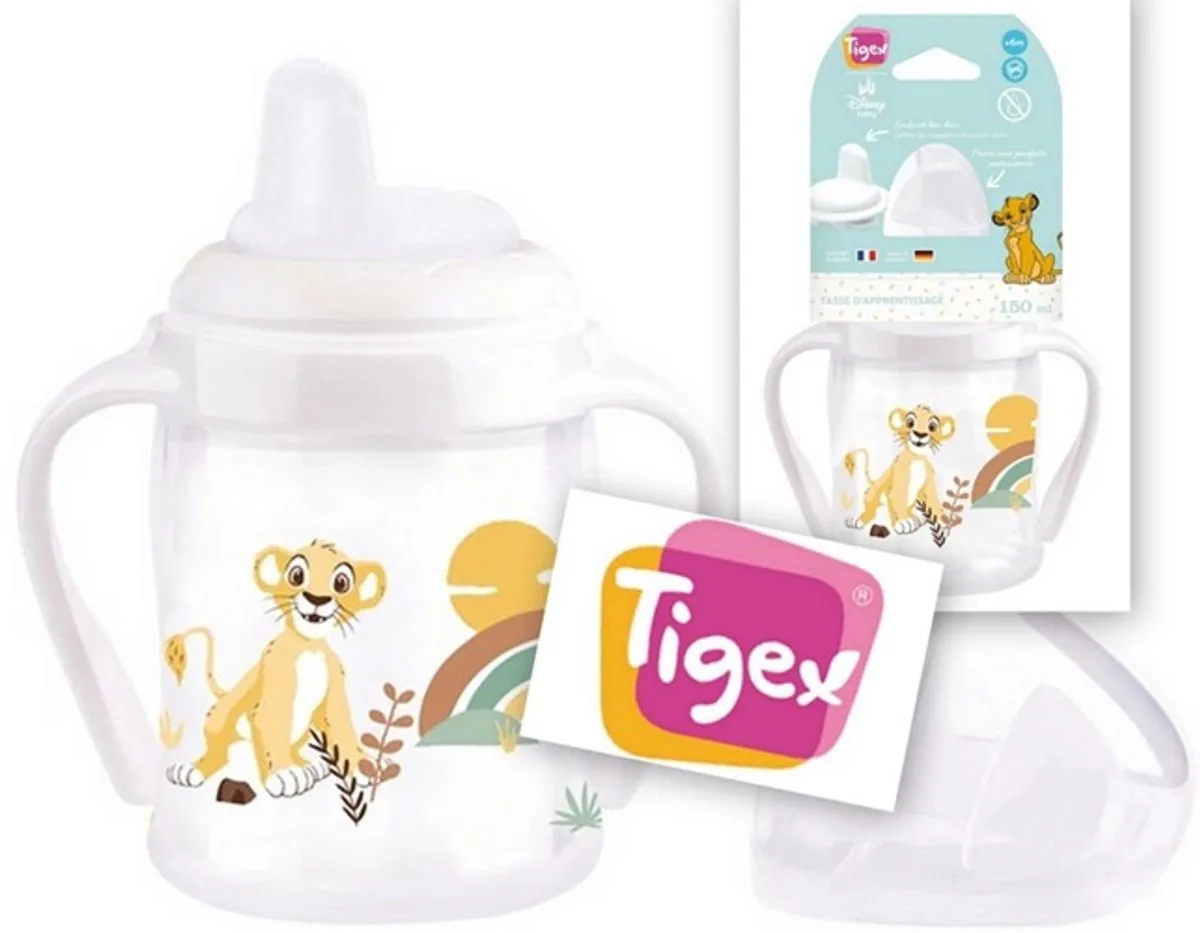 Disney Baby | Drinkbekers | Mok - Zachte tuit | 150 ml | 6m+ | 6+ m de Tigex en Jaune – photo produit