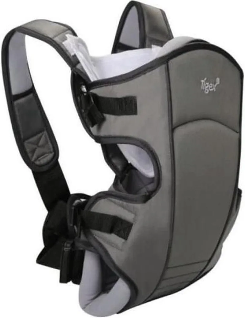 Draagzak: Ontdek de Comfortabele veelzijdigheid van 4 draagposities - 2 standen - ca. 0 tot 12 maanden by Tigex in Grijs – product photo