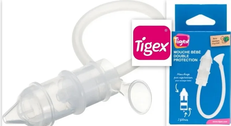 Neuszuiger met dubbele bescherming | 0m+ | merk: tigex van Tigex in Transparant – productfoto
