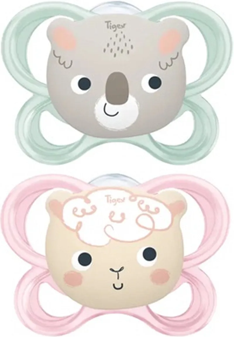 Tigex | 2 Mini Fopspenen | 6- 18 m | 6-18 maanden van Tigex in Beige – productfoto