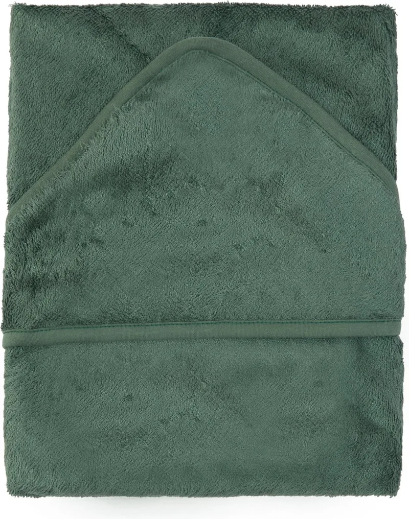 Badecape XXL Aspen green 95x95cm fra Timboo i Grøn – produktbillede