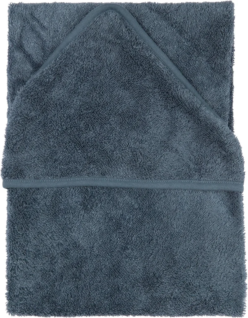 Badcape XXL Marin 95x95cm fra Timboo i Blå – produktbillede