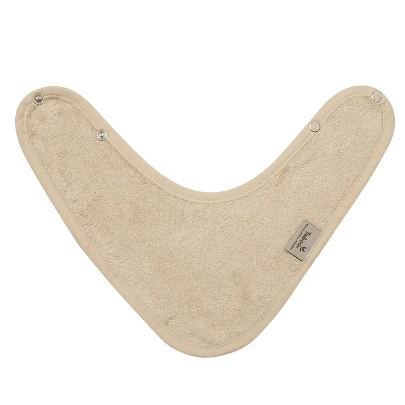 Bandana Slabbetje Dubbele Laag - Frosted Almond de Timboo – photo produit