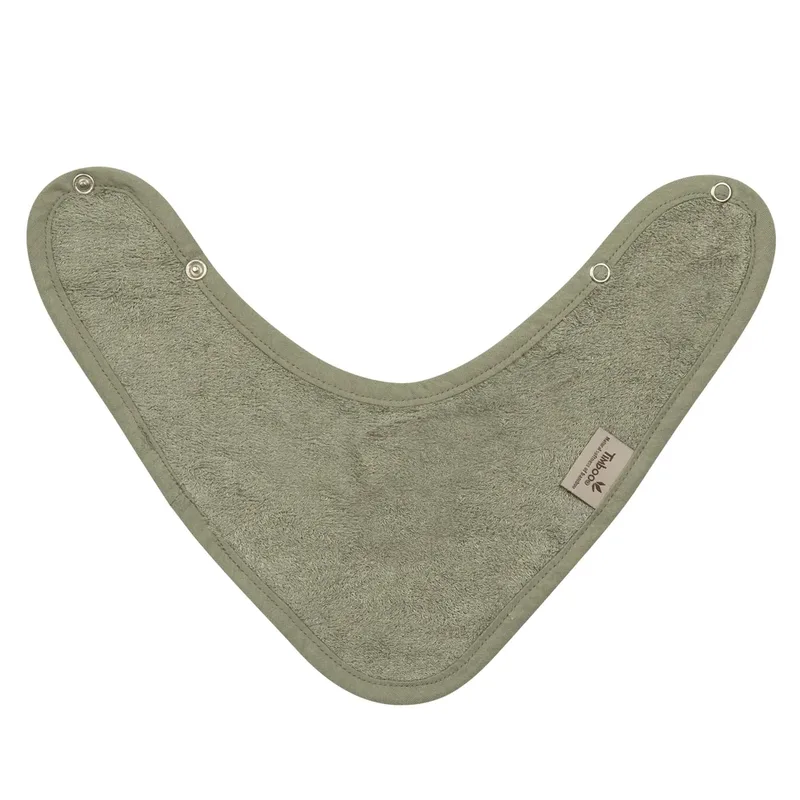 Bandana Slabbetje Dubbele Laag - Whisper Green de Timboo – photo produit