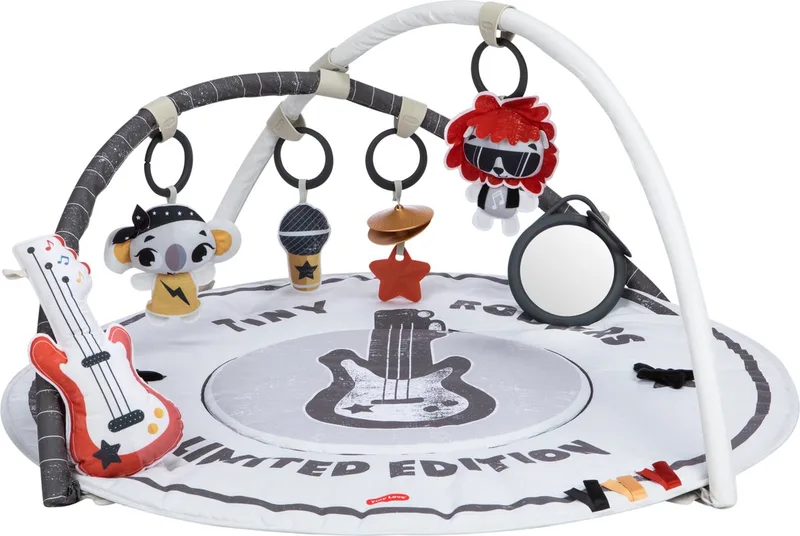 Babygym Gymini - Tiny Rockers - Vanaf de geboorte tot 1 jaar oud van Tiny Love in Zwart, Wit – productfoto