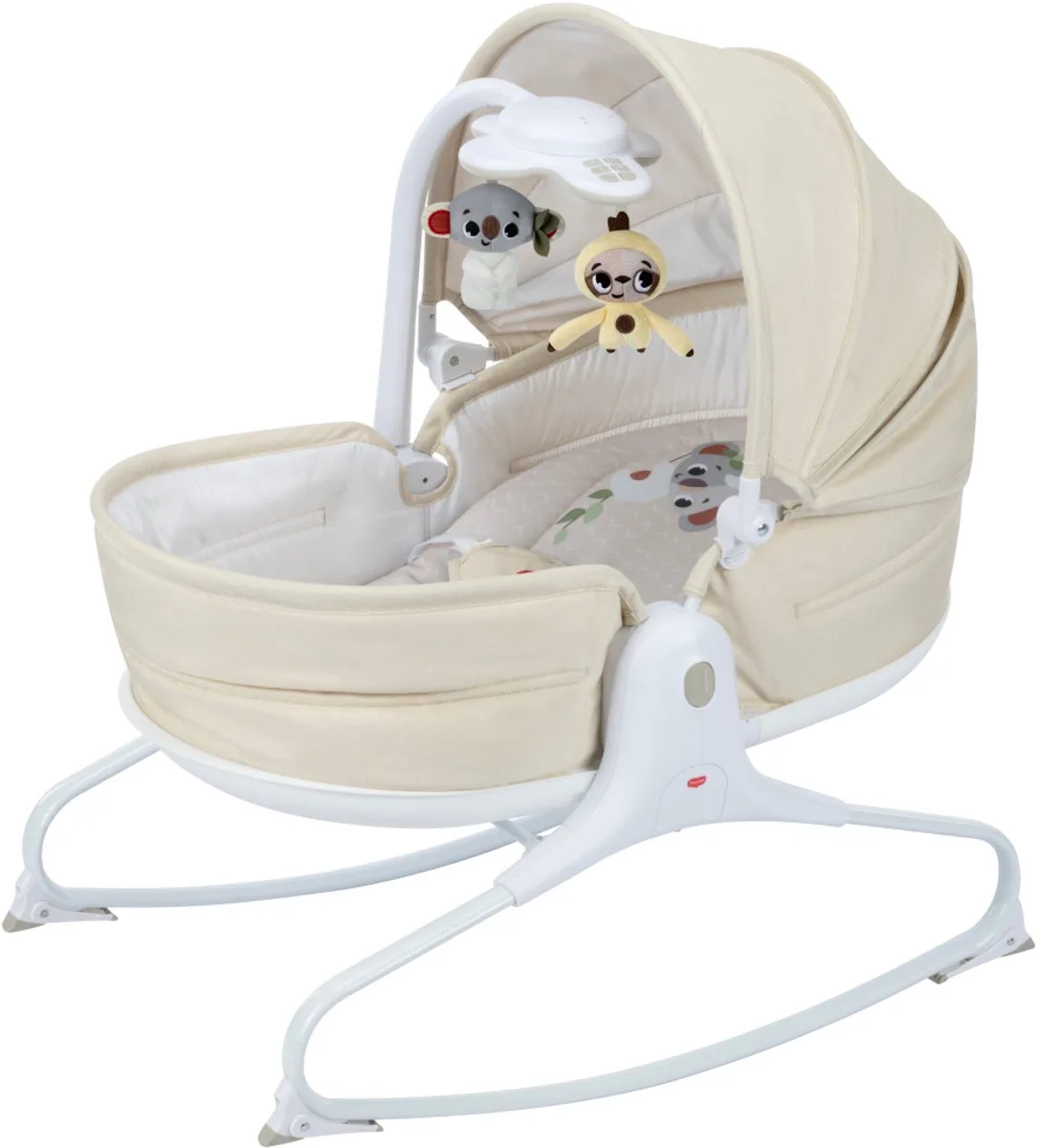 Cosy Tiny Rocker - Wipstoel - Boho Chic - Vanaf de geboorte - 2-in-1 van Tiny Love in Beige – productfoto