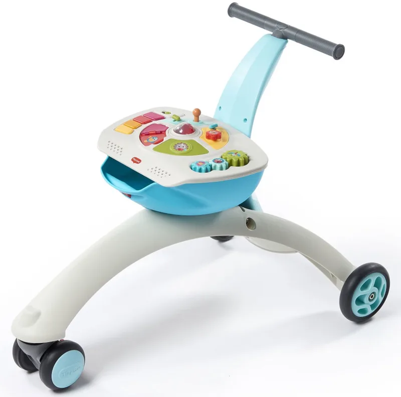 Walk Behind and Ride on Loopstoel - 5-in-1 - Blauw van Tiny Love in Blauw – productfoto