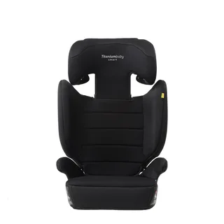 Autostoel Smart Lucky I-size gordel all black - rugleuning afneembaar/gebruik als zitverhoger von Titanium Baby in Schwarz – Produktfoto 3 von 4