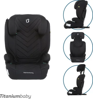 Autostoel Vidar Met Isofix I-Size (R129) von Titanium Baby in Schwarz – Produktfoto 1 von 4