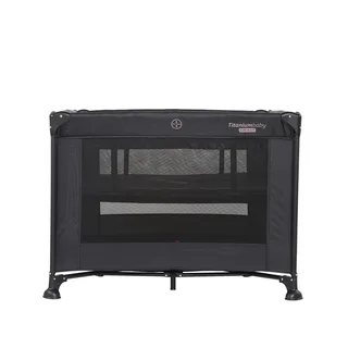 Box/Campingbed Titanium Baby Smart Mason 100x100 Black fra Titanium Baby – produktbillede 4 af 4