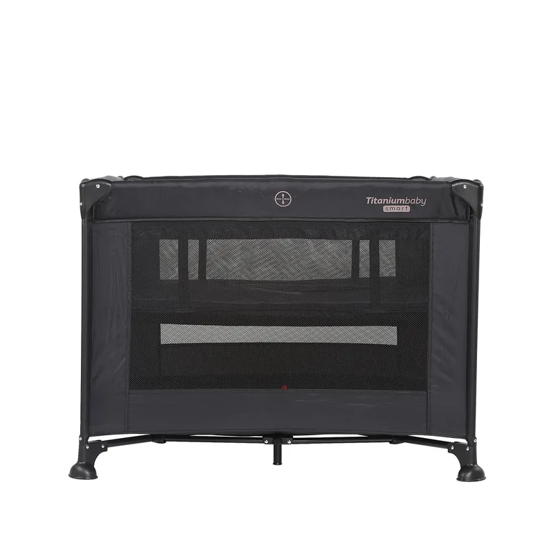 Box/Campingbed Titanium Baby Smart Mason 100x100 Black fra Titanium Baby – produktbillede 4 af 4