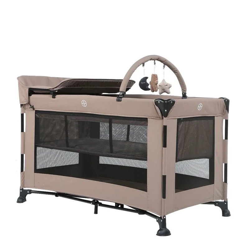 Campingbed Titanium Baby Solid Emma Lush Taupe från Titanium Baby – produktbild 2 av 4