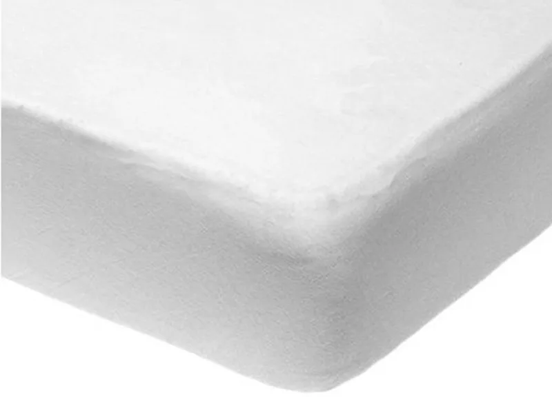 Jersey 60x120 cm Waterproof Matrasbeschermer en Hoeslaken van Titanium Baby in Wit – productfoto