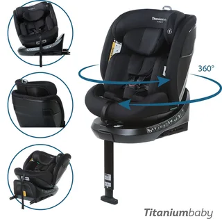 Smart Autostoel Nitro Evo von Titanium Baby in Schwarz – Produktfoto 1 von 4