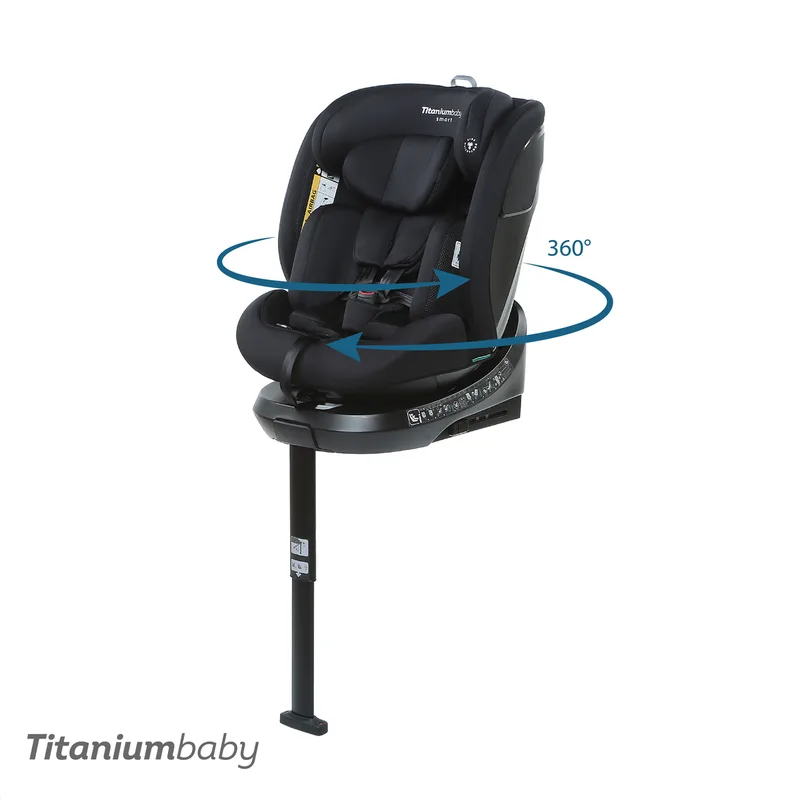 Smart Autostoel Nitro Evo von Titanium Baby in Schwarz – Produktfoto 2 von 4