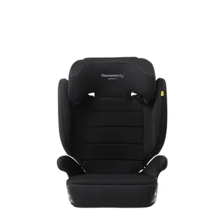 Smart Lucky I-Size Autostoel Isofix 100-150 cm – Verstelbare Hoofdsteun – Zitverhoger Functie – Groep 2/3 by Titanium Baby in Black – product photo 3 of 4