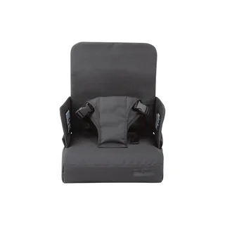 Stoelverhoger Seat2Go Black/Veranderd eenvoudig een eetkamerstoel in een kinderstoel/Inklapbaar en eenvoudig mee te nemen/Opbergvak aan de onderzijde von Titanium Baby in Schwarz – Produktfoto 3 von 4