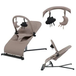 Wipstoel Bouncer Titanium Baby Solid Suzy Lush Taupe fra Titanium Baby – produktbillede 1 af 4