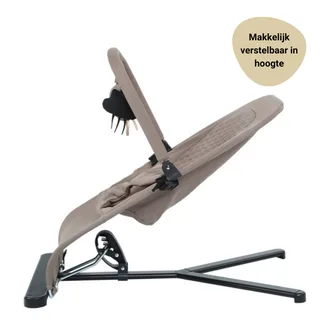 Wipstoel Bouncer Titanium Baby Solid Suzy Lush Taupe fra Titanium Baby – produktbillede 3 af 4