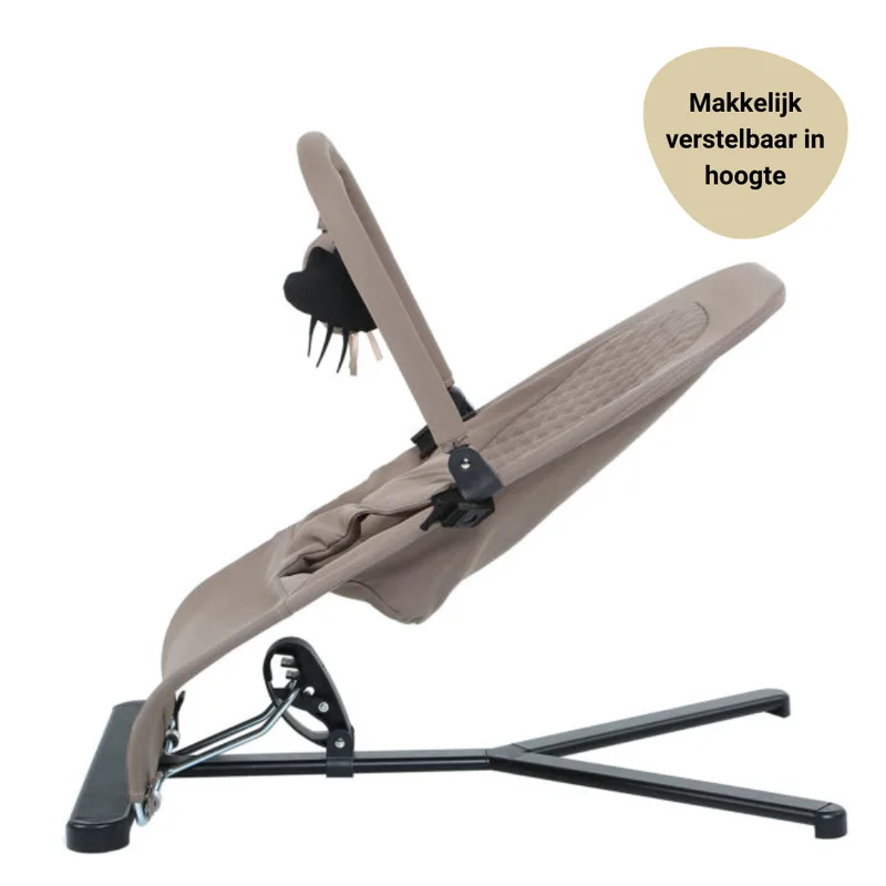 Wipstoel Bouncer Titanium Baby Solid Suzy Lush Taupe fra Titanium Baby – produktbillede 3 af 4