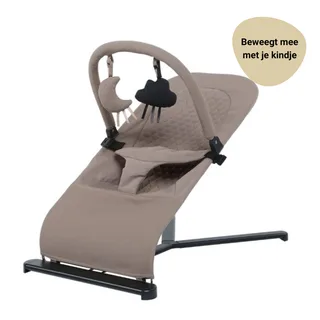 Wipstoel Bouncer Titanium Baby Solid Suzy Lush Taupe fra Titanium Baby – produktbillede 2 af 4