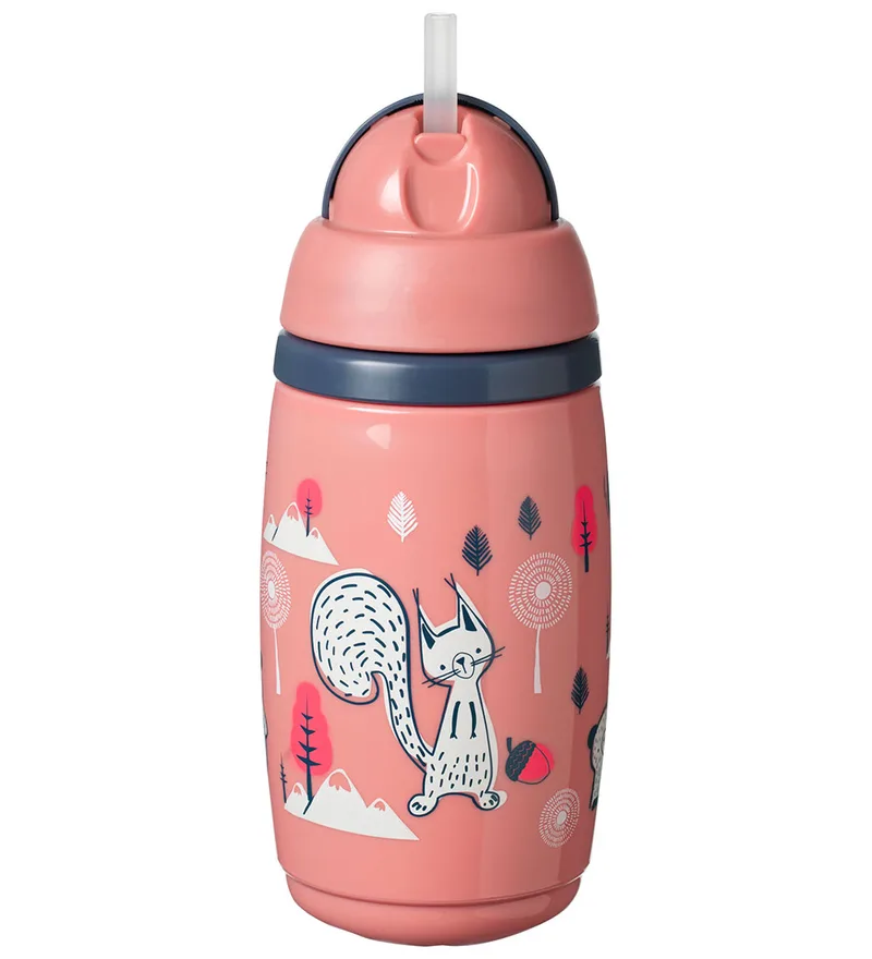 Beker m. Rietje - Superstar - 266 ml - Roze m. Bos by Tommee Tippee – product photo