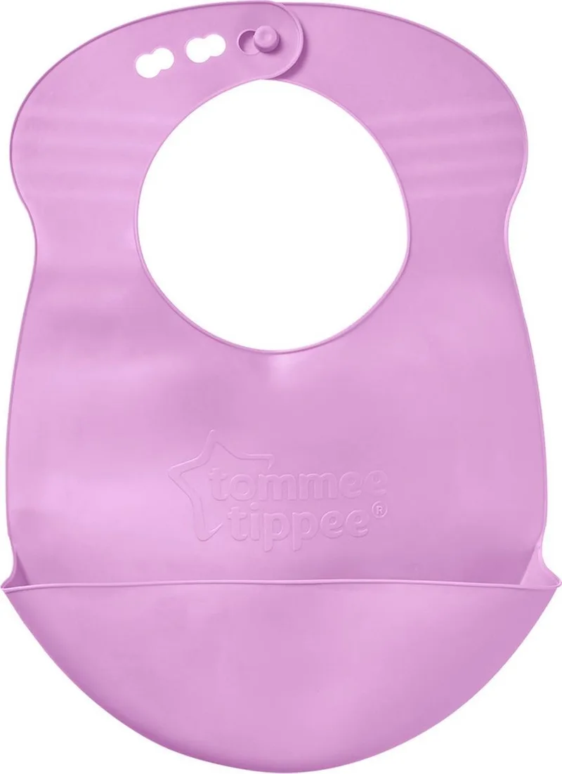 Explora Slab Roll'n go Bib diverse kleuren-fuchsia de Tommee Tippee en Diverse kleuren – photo produit