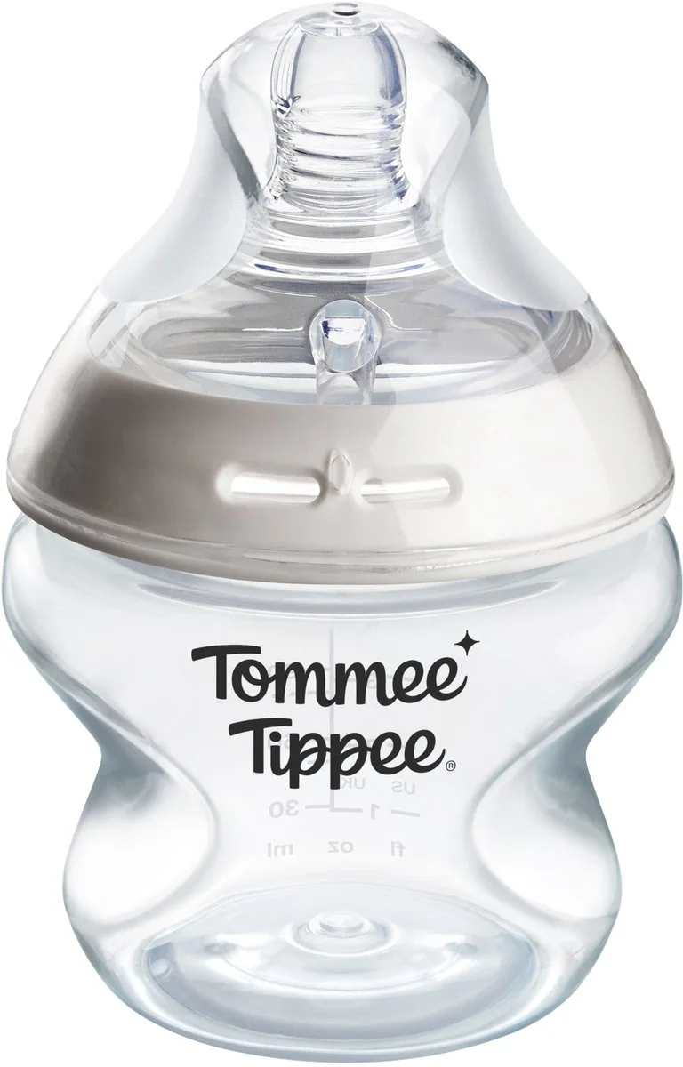 Natural Start Babyfles - set van 1 x 150ml baby fles - extra lage toevoersnelheid 0m+ de Tommee Tippee en Doorzichtig – photo produit