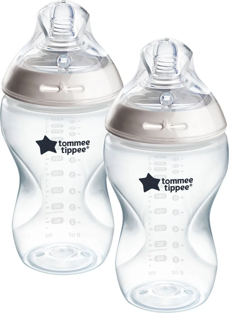 Natural Start Babyflessen - set van 2 x 340ml baby flessen - Medium toevoersnelheid 3m+ by Tommee Tippee in Wit – product photo