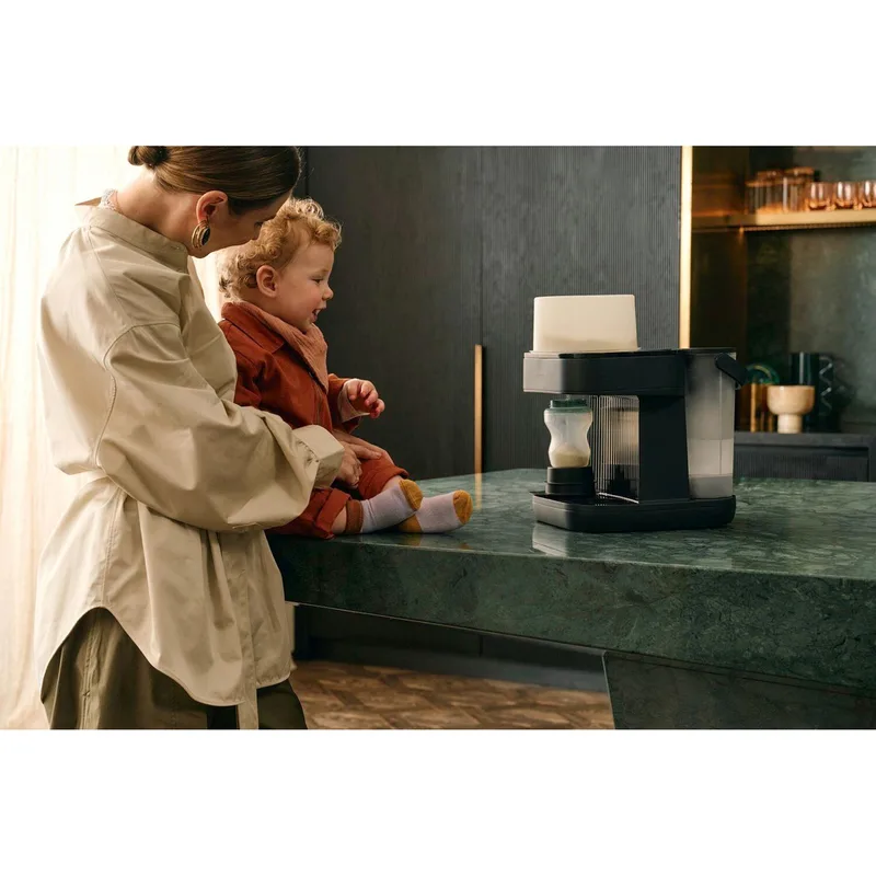 Perfect Prep® Pro apparaat - Baby Fles Maker met Poederdispenser - antibacterieel waterfilter - gepersonaliseerde appondersteuning​ von Tommee Tippee in Leigrijs – Produktfoto 3 von 3