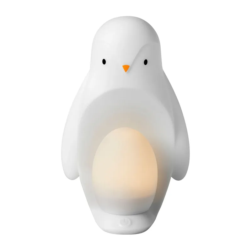 Draagbaar 2-in-1 nachtlampje pinguïn van Tommee Tippee in Wit, 13,5 × 22 mm – productfoto 1 van 3