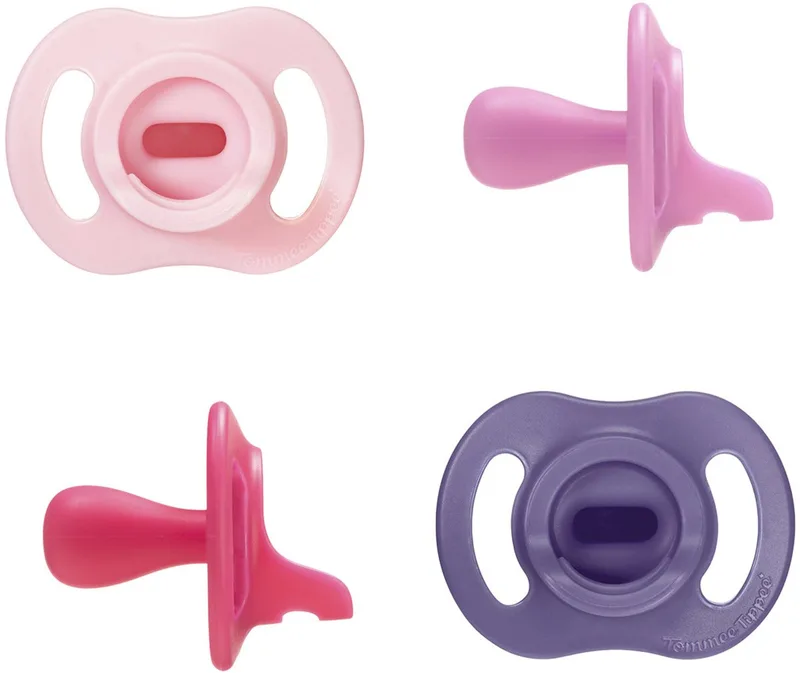 Ultra-light StayPut fopspeen - 18-36 maanden - set van 4 - silicone fopspeen uit één stuk - multi från Tommee Tippee i Rosa – produktbild